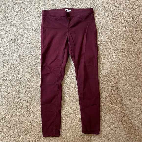 Maroon/burgundy jeans - Picture 1 of 4